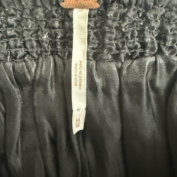 Free People Black Smocked Camisole - Picture 6 of 7